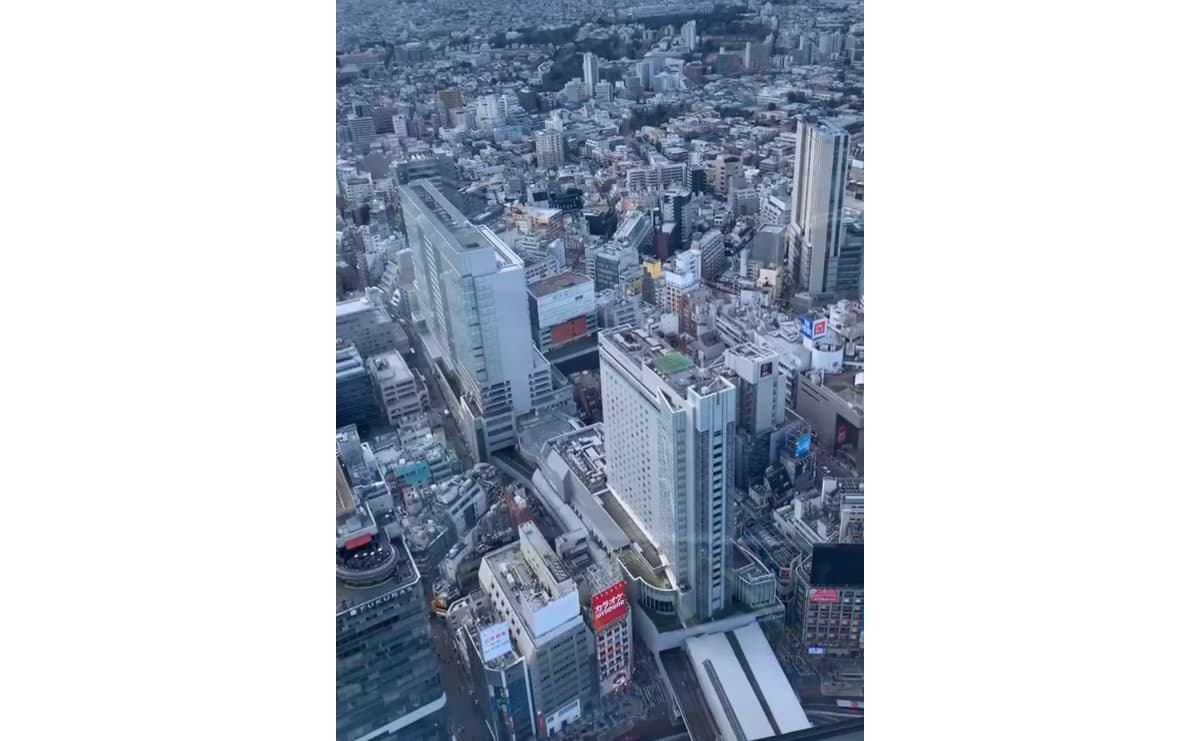 渋谷スカイの景色