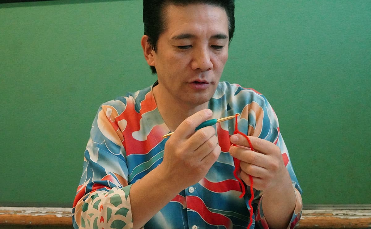 「編み物芸人」アイパー滝沢さん