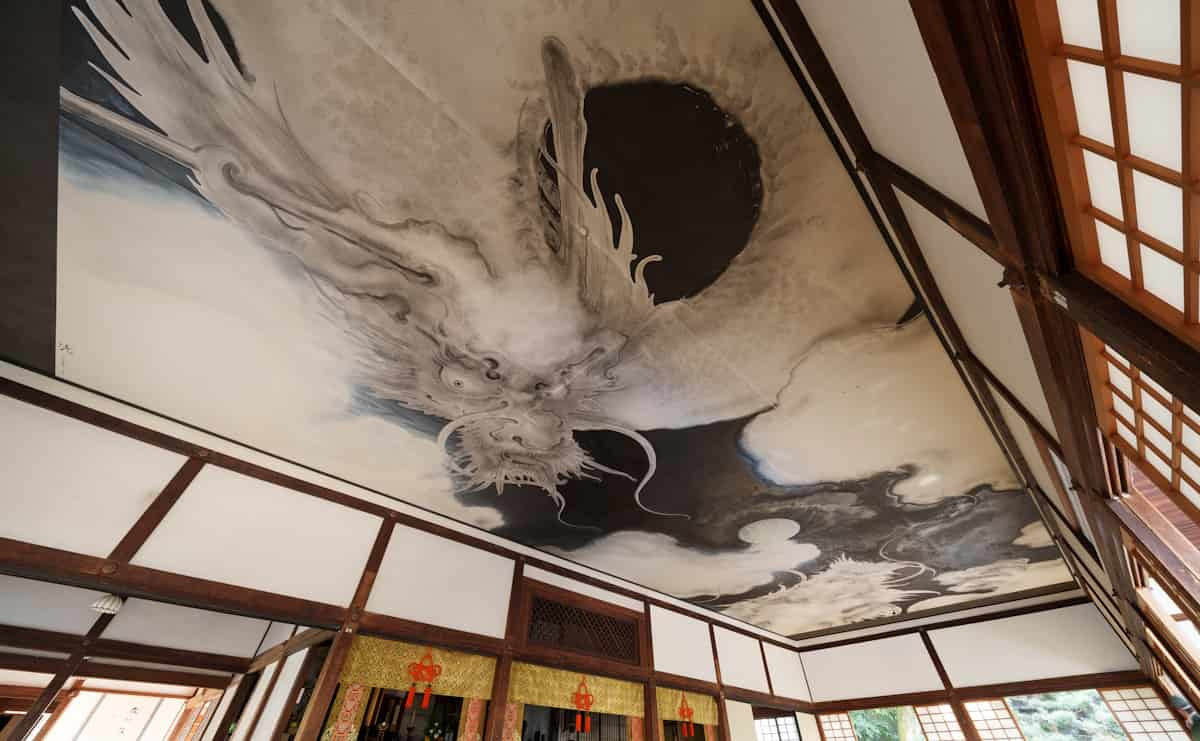 建仁寺 西来院  天井画「白龍図」