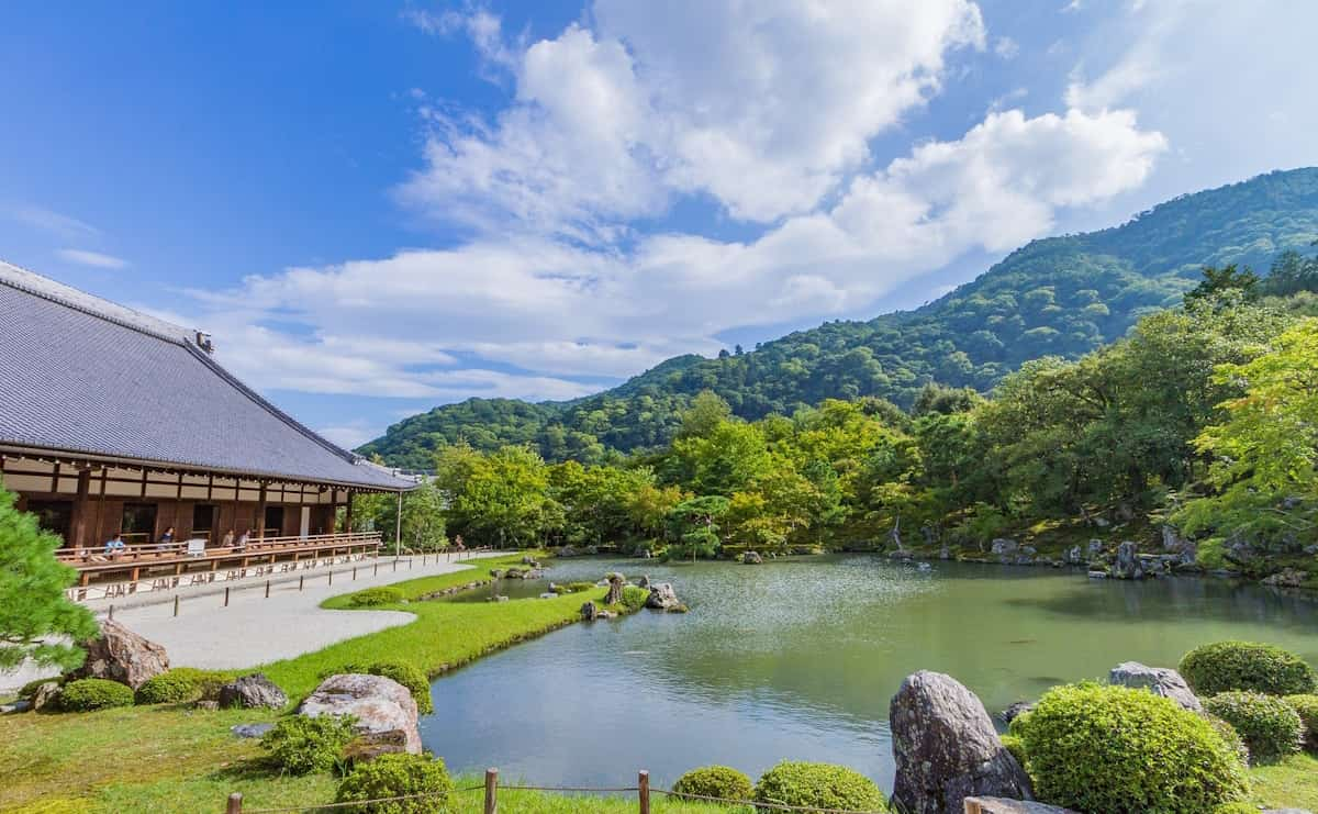 天龍寺 曹源池庭園