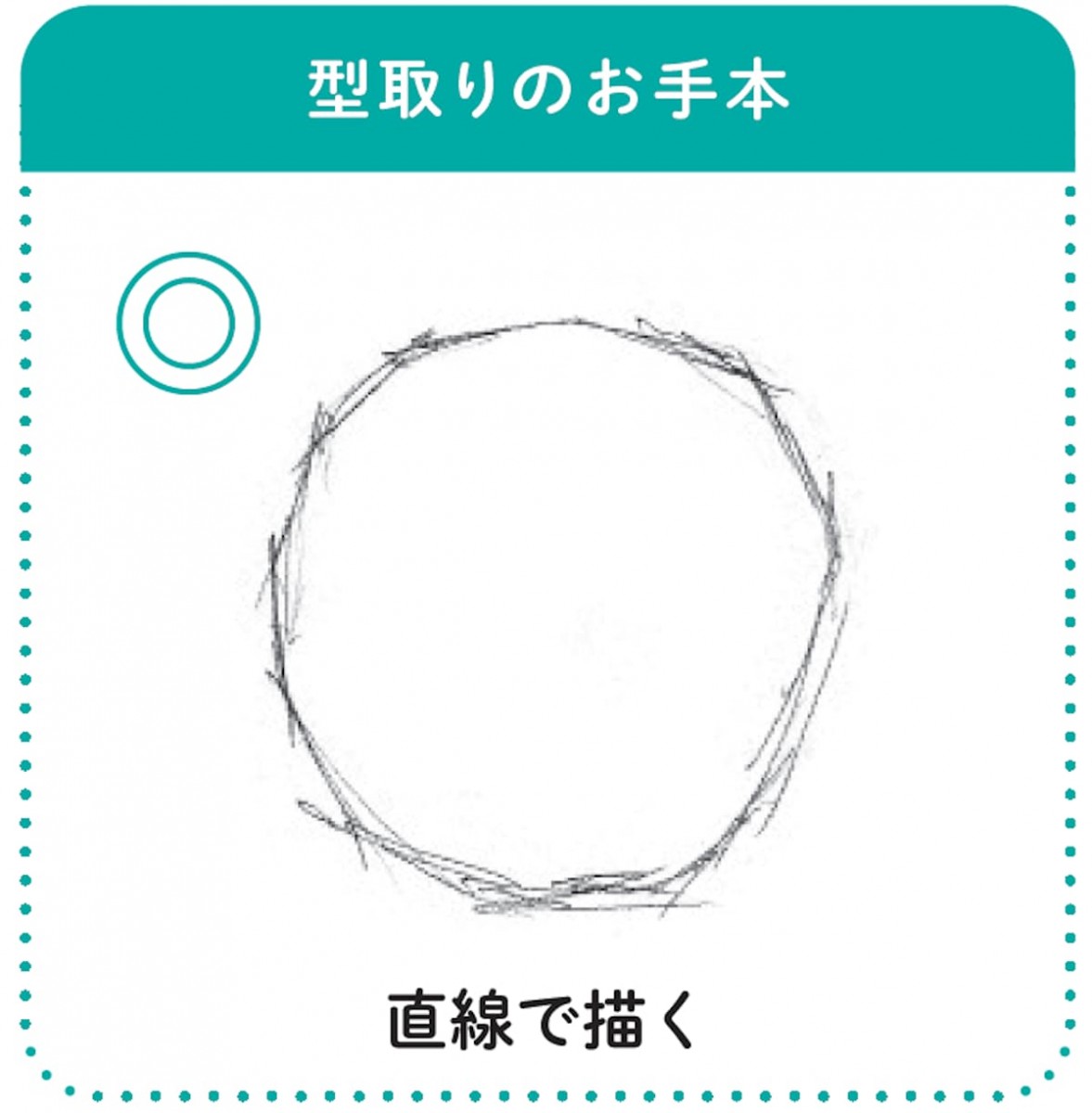 型取りのお手本