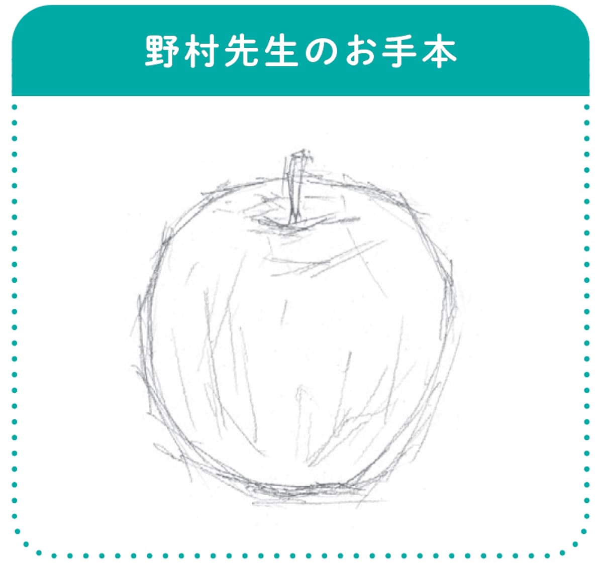 野村先生のお手本