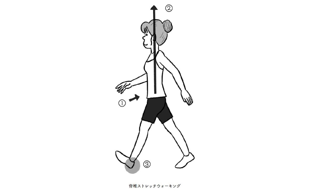 脊椎ストレッチwalking