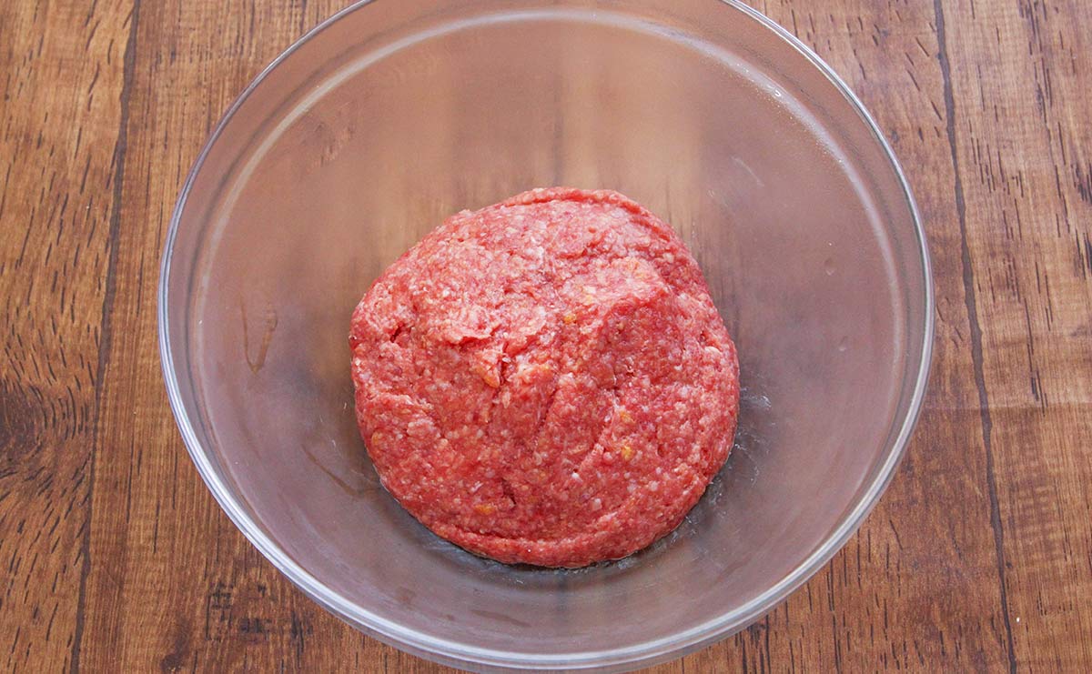 焼かずにふっくらハンバーグ