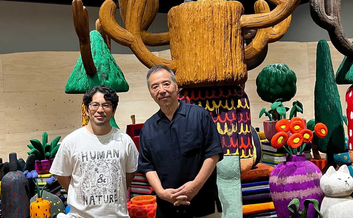 平子雄一さん（左）と秋元雄史さん（右）