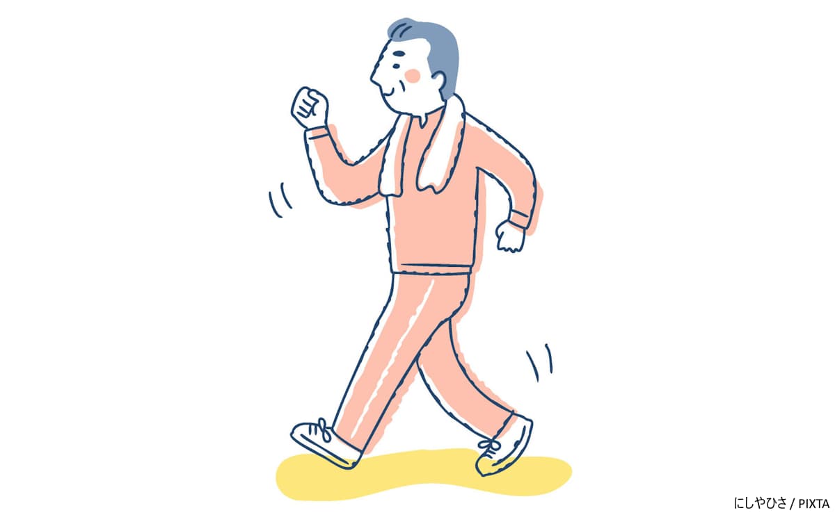 中年太りに効く「歩く」習慣　1日何分以上歩けばいい？【医学博士が解説】のサムネイル